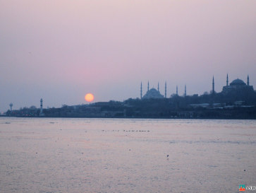Стамбул. Старый город. Вид с азиатской части города