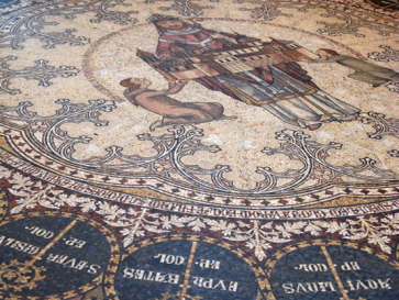 Европа-2008. Кёльнский собор. Фрагмент мозаичного пола