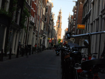 Европа-2008. Амстердам. Вечером на улицах города