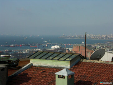 Стамбул. Вид с крыши отеля Халы