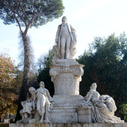 Памятник Гёте. Вилла Боргезе. Рим. 2015