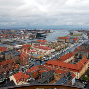 Панорама Копенгагена со смотровой церкви Спасителя, 2010