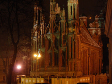 Прибалтика-2009. Вильнюс. Церковь Святой Анны
