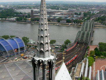 Европа-2008. Вид со смотровой площадки Кельнского собора
