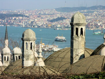 Стамбул. Босфор. Вид из Сулеймание