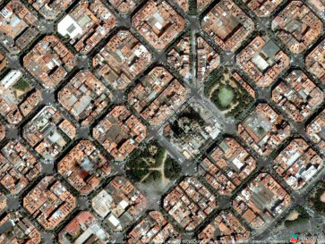 Барселона на карте Google