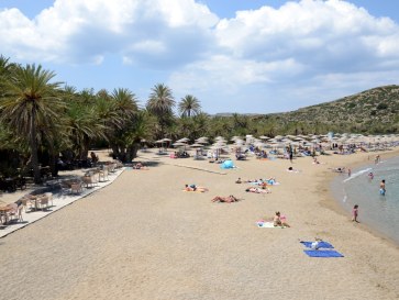 Пляж Ваи. Крит, 2015