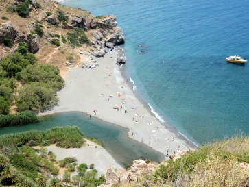 Пляж в Превели. Крит, 2015