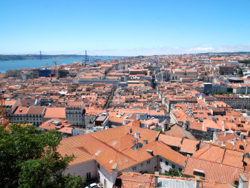 Панорама города. Лиссабон, Португалия. 2010