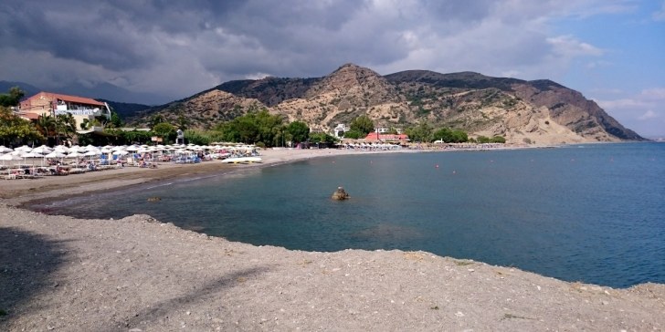 Пляж в Айя Галини. Крит, 2015
