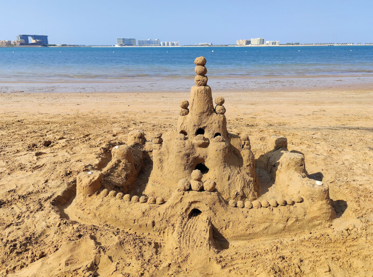 Замки из песка. BM Beach Resort. RAK, ОАЭ