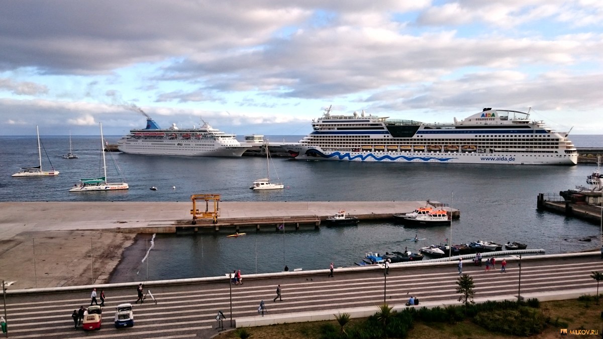 Порт в Фуншале. Мадейра, 2015