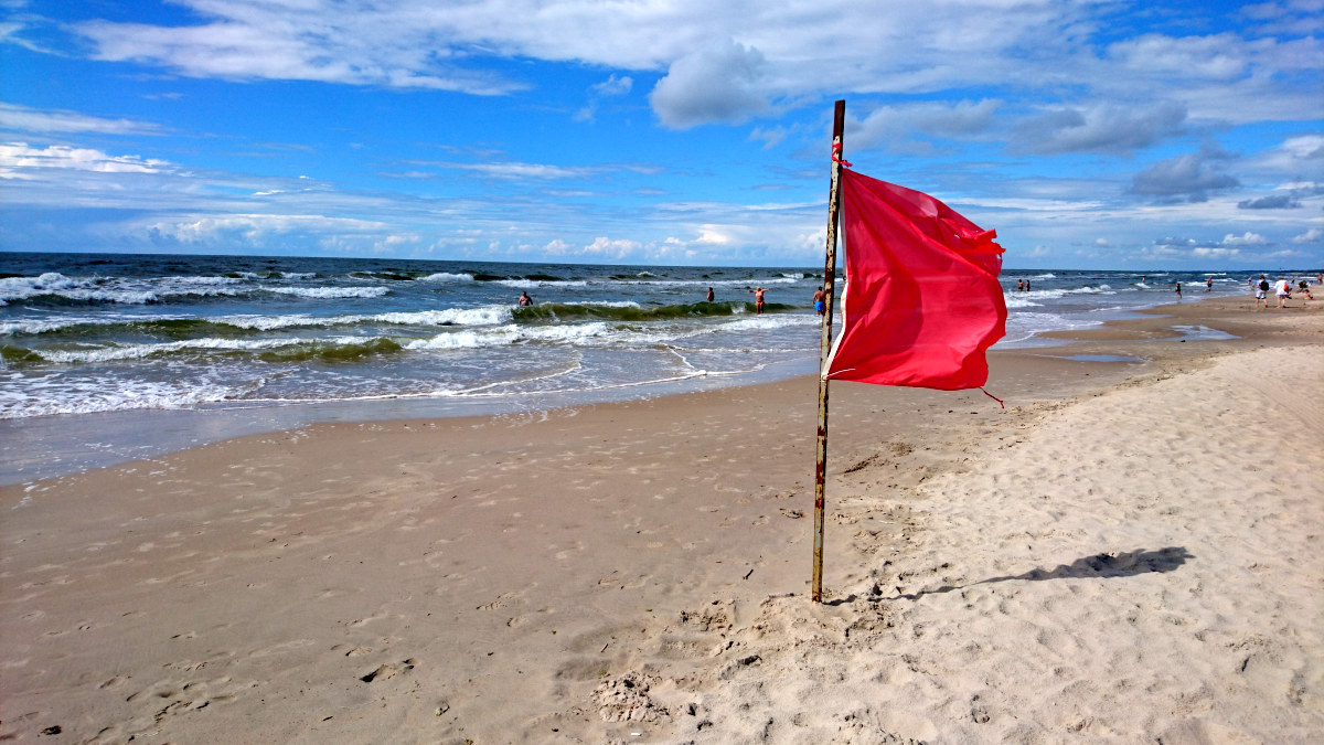 Пляж. Паланга, Литва, август 2016