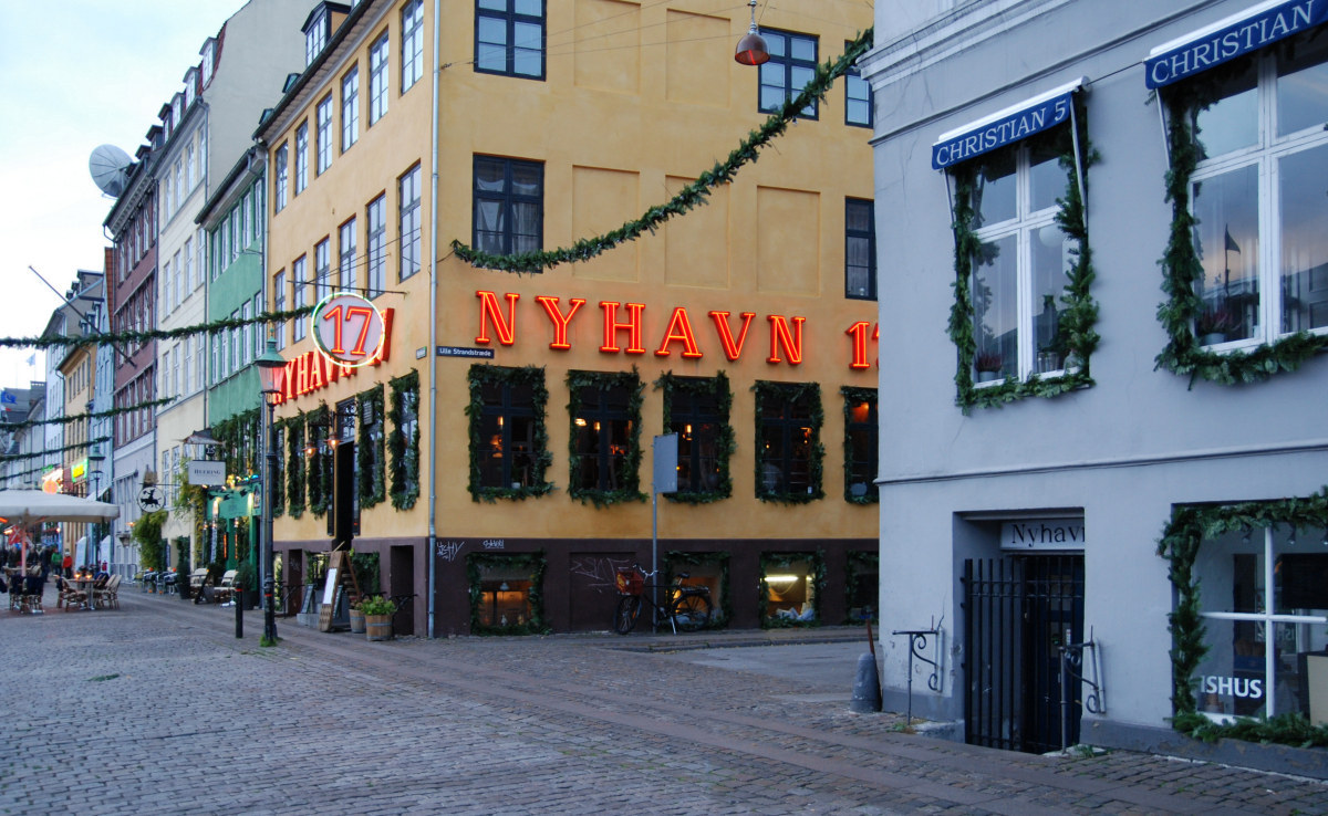 Ресторан Nyhavn 17. Копенгаген, 2010