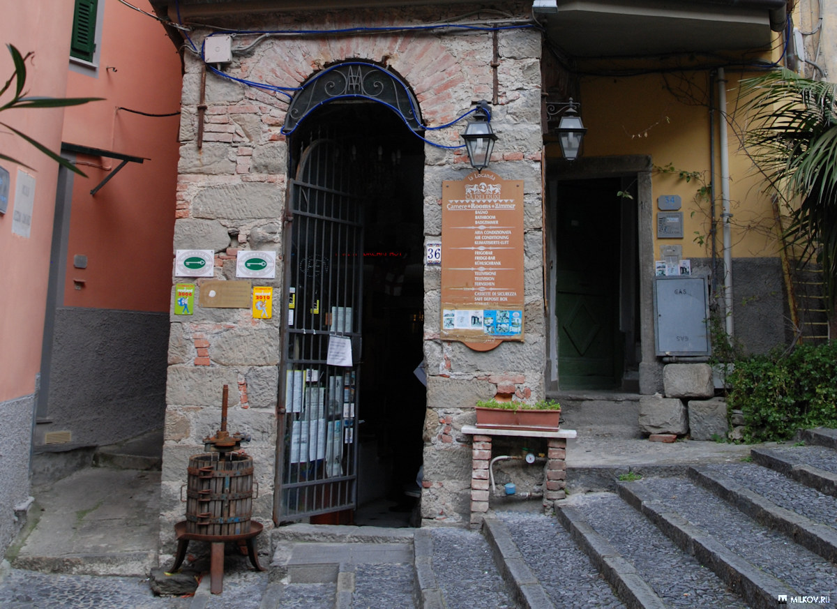 Locanda ca dei duxi. Риомаджоре, Италия, 2011