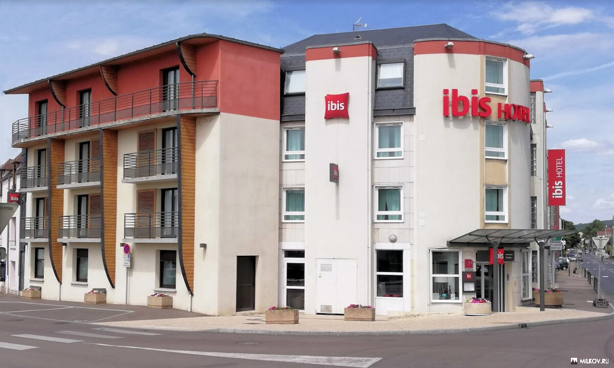 Hotel Ibis. Осер. Франция. maps.google.com