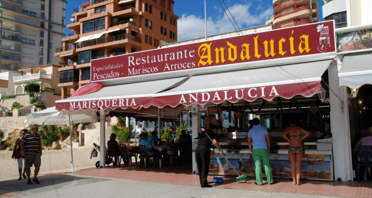 Ресторан Andalucia. Кальп, Испания, 2010